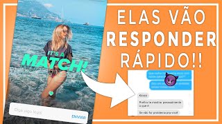 Como INICIAR uma Conversa no Tinder Com Exemplos na Prática  Aprenda o que falar no Tinder [upl. by Ysdnil]