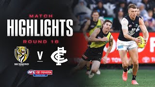 Richmond v Carlton Highlights  Round 16 2024  AFL [upl. by Dragoon686]