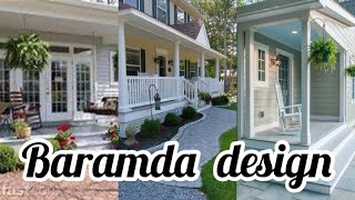 Front porch design  baramda design  veranda design village house veranda design [upl. by Pega]