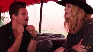 Interview with Mischa Barton  VAPESTICK at Bestival [upl. by Atiuqet658]