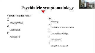 Psychiatric symptomatology  Part 4 of 6 Intellectual functions TOP  Prof Dr Hesham Sheshtawy [upl. by Aurelius913]