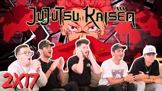 GREATEST FIGHT OF ALL TIMEJujutsu Kaisen 2x17 quotThunderclap Pt 2quot  ReactionReview [upl. by Sisak279]