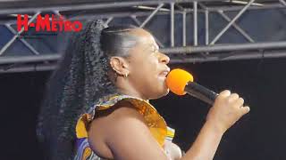 Dorcas Moyo performing at evangelist Eria Chibvongos gospel crusade [upl. by Ailev]