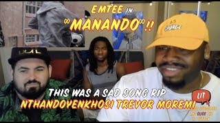 Emtee  Manando  Official Music Video  Thatfire Reaction [upl. by Darcy]