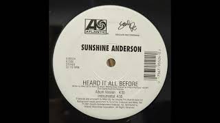 Sunshine Anderson  Heard It All Before Album Version [upl. by Lorrimer837]