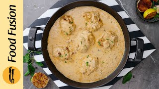 Garlic Chicken Thighs with Creamy Sauce Recipe by Food Fusion [upl. by Nnoj176]