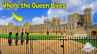 Windsor Castle England  A Walking Tour Inside Queen Elizabeths Castle [upl. by Oaks]