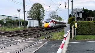 Morpeth North Level Crossing Northumberland Monday 18042024 [upl. by Ymassej]