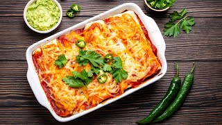 How To Make Chicken Enchiladas [upl. by Einalem800]