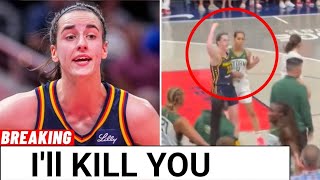 Skylar Diggins SHOVES Caitlin Clark Sparking CHAOS in Indiana Fevers Epic Win [upl. by Aubrette]