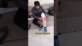 Below knee Prosthesisviralvideo artificialleg shortvideo humanleg [upl. by Heurlin245]