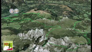 Dolomites Ultra Trail  3D Video [upl. by Kedezihclem]