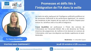 Promesses et défis liés à lintégration de lIA dans la veille [upl. by Eecyak462]