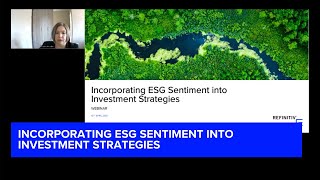 Incorporating ESG Sentiment into Investment Strategies [upl. by Derry]