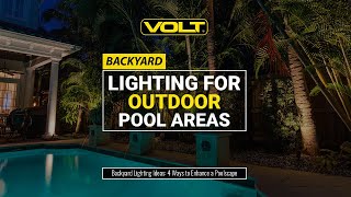 Backyard Lighting Ideas  Pools [upl. by Bunnie]