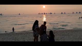 Boracay Island Philippines Beautiful Sunset Nov 8 2024 [upl. by Medorra283]