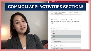 7 Tips On Filling Out Your Common Application Activities Section [upl. by Bender]