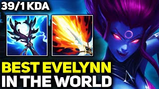 RANK 1 BEST EVELYNN IN SEASON 14  AMAZING GAMEPLAY  League of Legends [upl. by Ahkihs]