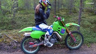 KX500 2Stroke DirtBike 5th Gear Ripping [upl. by Frey]