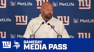 Giants vs Vikings Postgame Interviews Brian Daboll Daniel Jones Malik Nabers Dexter Lawrence [upl. by Htebezile]