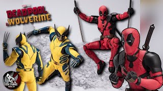 Newly revealed Deadpool amp Wolverine SHFiguarts Figures PREVIEW [upl. by Verdie140]