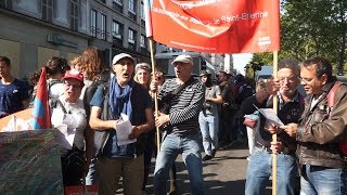 Chanson Insoumise Le Roi Macron La Fête à Macron Manifestation Pot au Feu Marche 5 Mai 2018 Paris [upl. by Ney38]