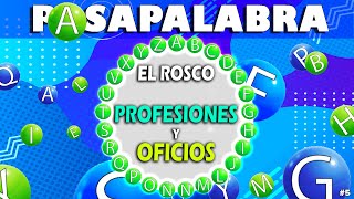 JUEGO De PASAPALABRA 🍩 El ROSCO De Los OFICIOS y PROFESIONES 🎲 TEST De PREGUNTAS 🧠 PARA Niños [upl. by Avigdor585]