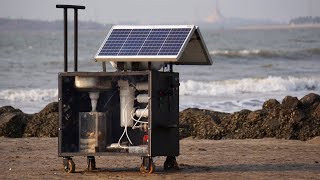 HOW TO TURN SALTY SEAWATER INTO FRESH DRINKING WATER USING GLASS BOTTLES  LIFE HACK [upl. by Deering280]