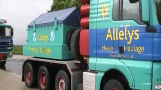 Allelys Heavy Haulage Transformer move part 9 [upl. by Cele343]