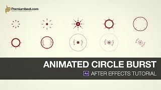 After Effects Tutorial Animated Circle Burst [upl. by Child355]