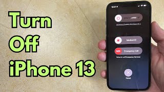 How to Turn Off iPhone 13 [upl. by Laehctim]