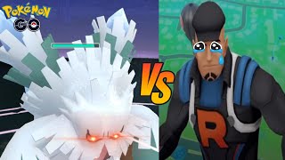 Mega Abomasnow Destroy Leader Cliff Badly in Pokemon Go [upl. by Tima]