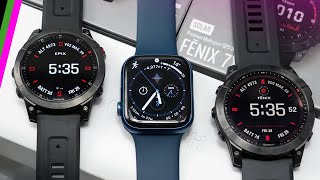 Apple Watch Series 7 vs Garmin Fenix 7  Epix  An Even More Unfair Comparison Or is it [upl. by Yenffit122]