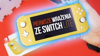 😲 SWITCH LITE  Rozpakowanie i Pierwsze Wrażenia ☑️ [upl. by Alfi]