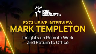 DISRUPT 24 Miami  Mark Templeton about Remote Work [upl. by Bell]