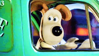 Car Chase Scene  WALLACE AND GROMIT THE CURSE OF THE WERE RABBIT 2005 Movie CLIP HD [upl. by Ynnattirb]