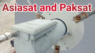 Asiasat 7 105e and Paksat 38e ki Setting on 4 feet dish Antenna  Paksat and Asiasat Signal setting [upl. by Mauralia530]