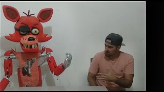 FOXY FNAF DEIXA UM RECADO PRA GALERA DO YOUTUBE [upl. by Anawqahs]