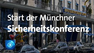 Brexit und NatoRusslandKonflikt Münchner Sicherheitskonferenz startet [upl. by Terb784]