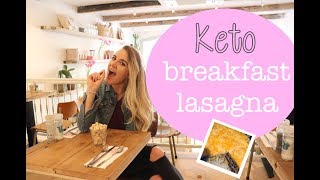 KETO Breakfast Lasagna  Daily routine of entrepreneurs [upl. by Marbut994]