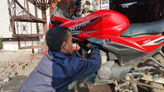 hero ignitor 125cc choke cable change ‎rishavchandel [upl. by Dieball]