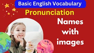 Basic English Vocabulary Pronunciation  Names with ImagesTowfikurs English Care [upl. by Libenson]