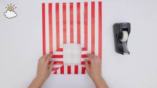 How To Turn Wrapping Paper Into A Gift Bag DIY [upl. by Claudius]