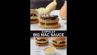 Big Mac Sauce Recipe BIG MAC SAUCE COPYCAT RECIPE [upl. by Archaimbaud435]