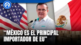 Ebrard no le saca a Trump y sus amenazas de aranceles a México [upl. by Ackerman]