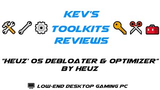 🖥️ Toolkit quotHeuZ OS Debloater amp Optimizer RC 1quot  Vanilla Windows 11 Pro 21H2 x64  Review [upl. by Zelma]