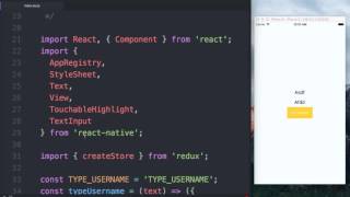 How to build a React Native Login Form with Redux Pt 1 [upl. by Aylat]