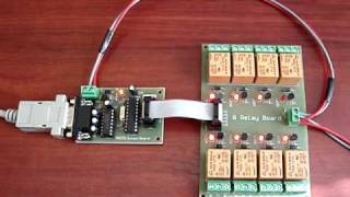 RS232 Relay Controller test [upl. by Irina390]