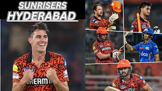 SUNRISERS HYDERABAD  IPL 2025 SQUAD  REPORT BY SHAIK ZABI [upl. by Eldorado420]