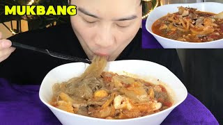 Mukbang miến trộn cay  Long asmr [upl. by Lupita575]